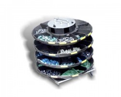 Карусельная система ESD для хранения электронных компонентов Iteco 4 лотка диаметр 450 мм